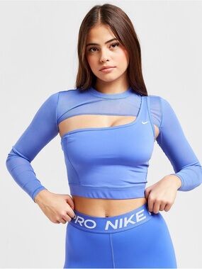 Nike Training Pro Crop Top - Size Small